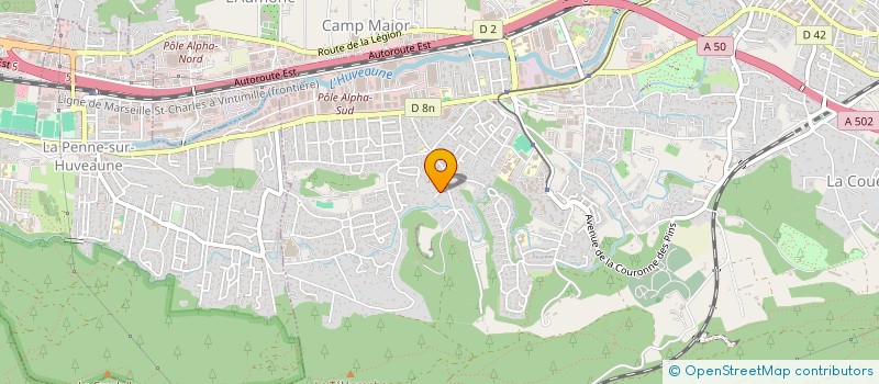 localisation de l'entreprise JEANROCH  AUBAGNE