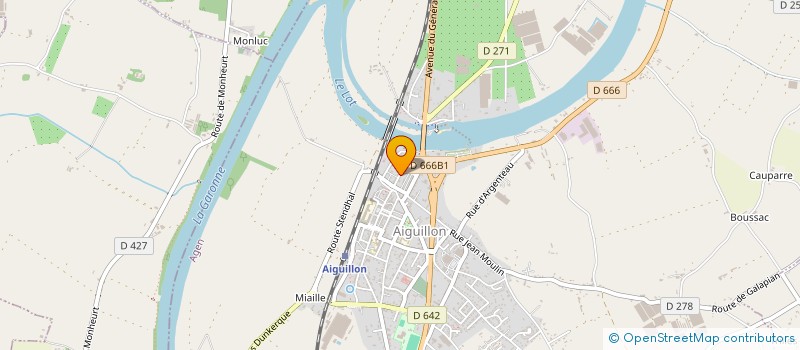 localisation de l'entreprise JEANROY IMMOBILIER  AIGUILLON