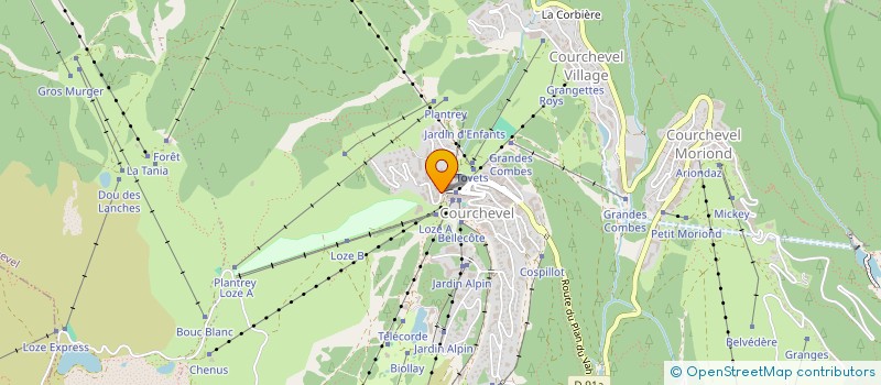 localisation de l'entreprise JEANS FIZZ DIFFUSION à COURCHEVEL