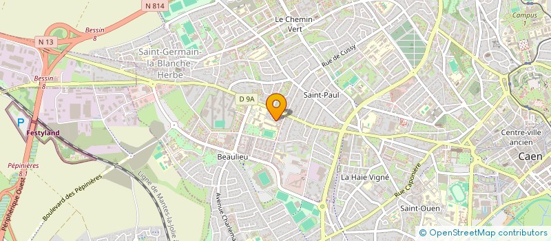localisation de l'entreprise JEANSAN CORP à CAEN