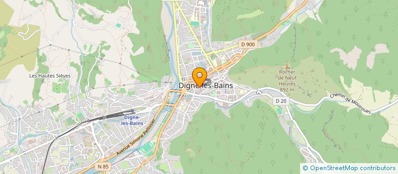 localisation de l'entreprise JEANSFEE'Z à DIGNE-LES-BAINS