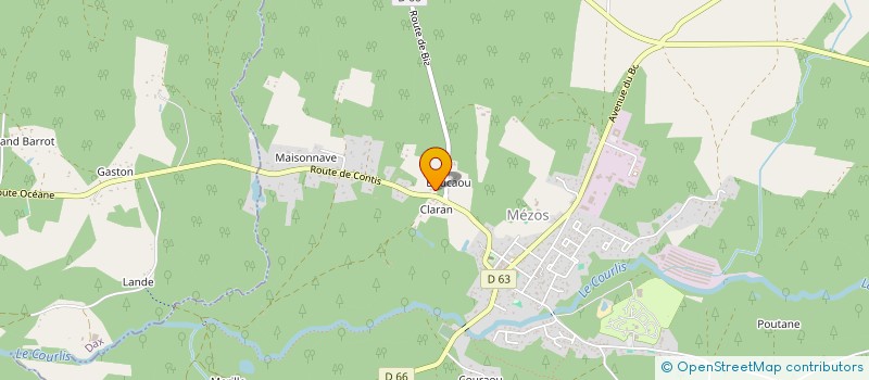 localisation de l'entreprise JEANSOU  MEZOS