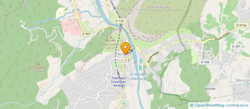 localisation de l'entreprise JEANSY à ANDUZE