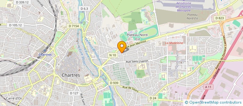 localisation de l'entreprise JEANTET CORPORATE à CHARTRES