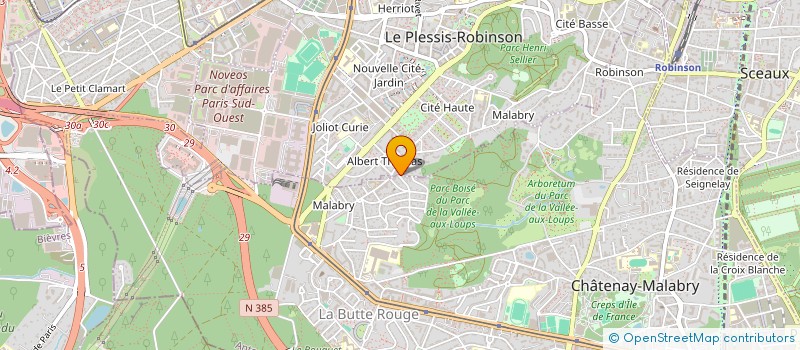 localisation de l'entreprise JEANTEUR RENOV à LE PLESSIS-ROBINSON