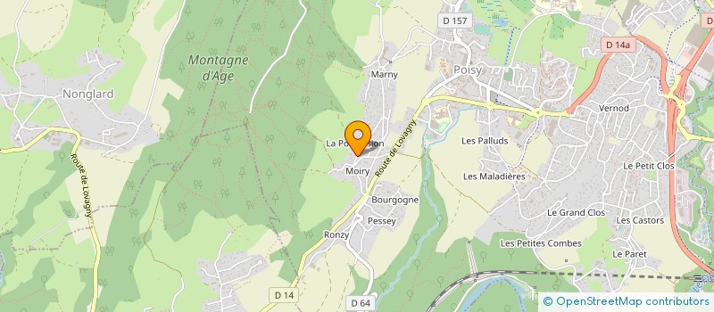 localisation de l'entreprise JEANTHY  POISY