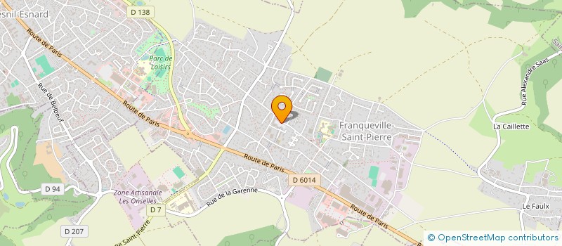 localisation de l'entreprise JEANTOINE à FRANQUEVILLE-SAINT-PIERRE