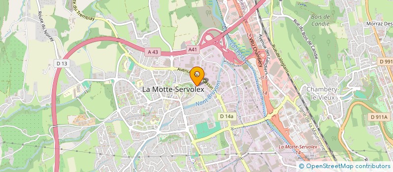 localisation de l'entreprise JEANTON AGENCEMENTS à LA MOTTE-SERVOLEX