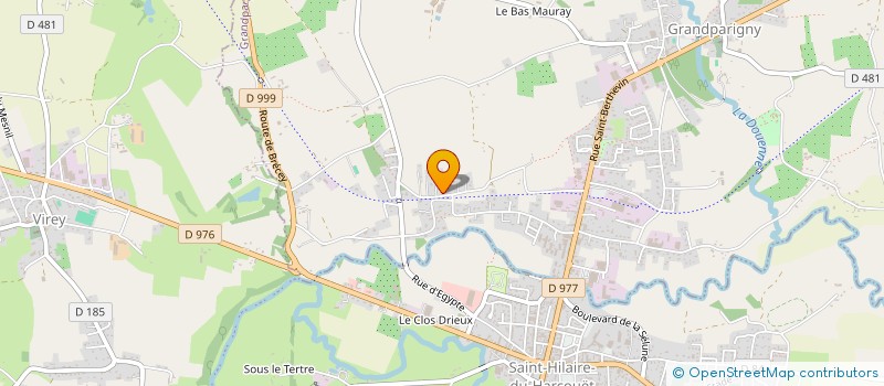 localisation de l'entreprise JEANVAL  GRANDPARIGNY