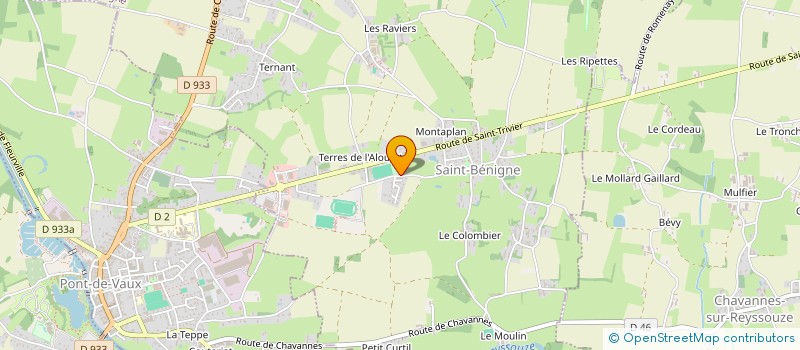 localisation de l'entreprise JEANVALBON  SAINT-BENIGNE