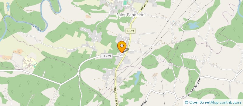 localisation de l'entreprise JEANVI  SAINT-PANDELON