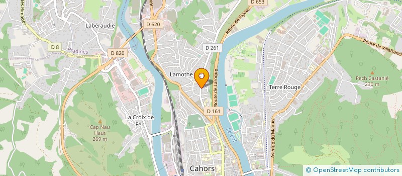 localisation de l'entreprise JEAPS  CAHORS