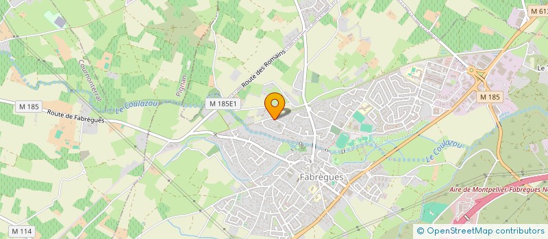 localisation de l'entreprise JEARAF  FABREGUES