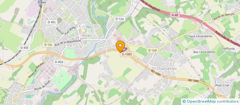 localisation de l'entreprise JEARENE  RIVES