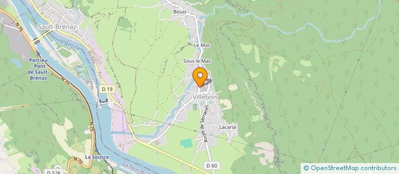 localisation de l'entreprise JEAU  VILLEBOIS