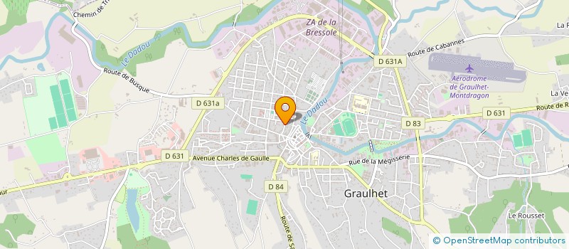 localisation de l'entreprise JEAU  GRAULHET