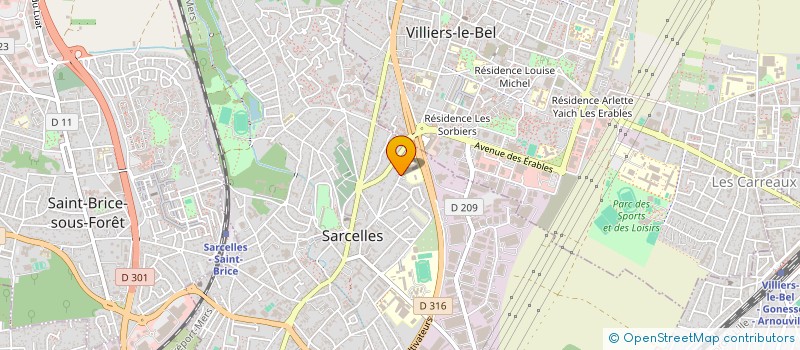 localisation de l'entreprise JEAX COMPANY à SARCELLES