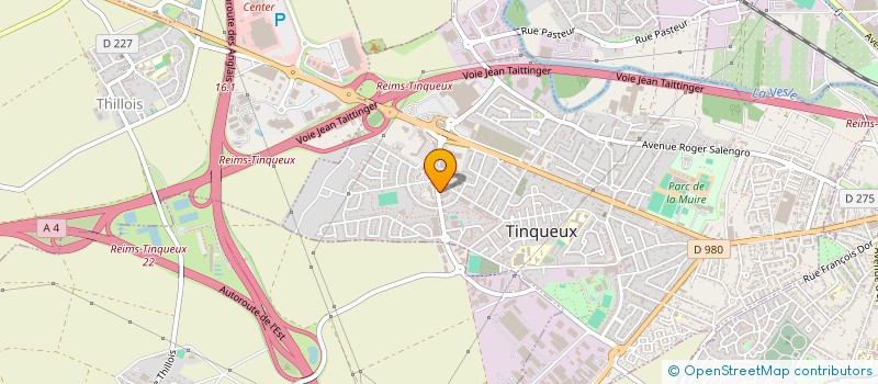 localisation de l'entreprise JEB  TINQUEUX