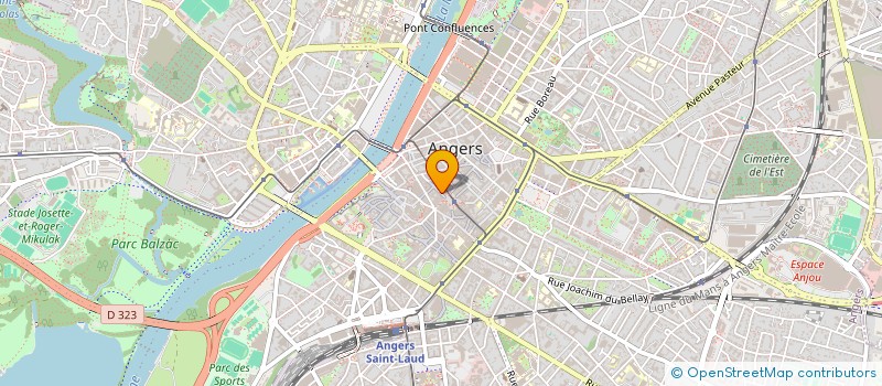 localisation de l'entreprise JEB à ANGERS