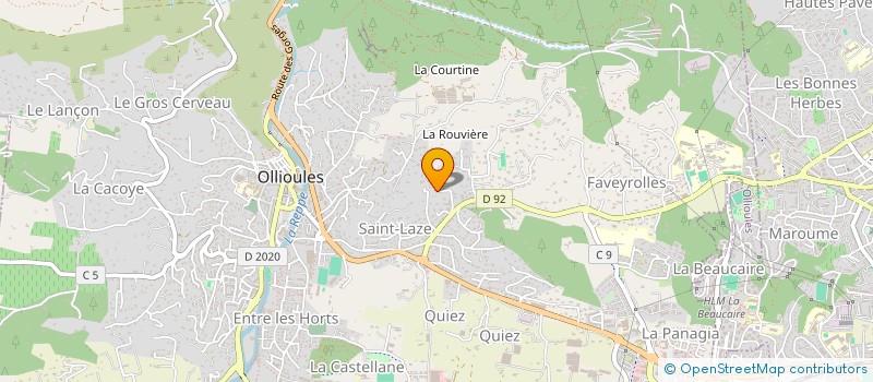 localisation de l'entreprise JEBAA  OLLIOULES