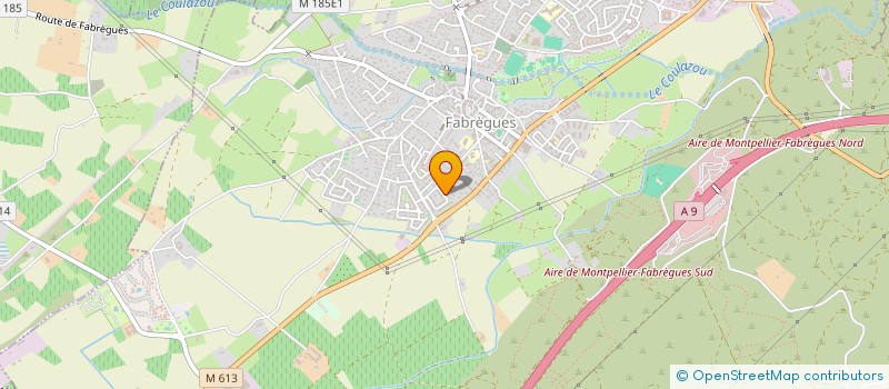 localisation de l'entreprise JEBATI à FABREGUES