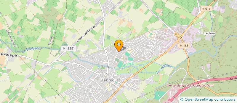 localisation de l'entreprise JEBERGE  FABREGUES