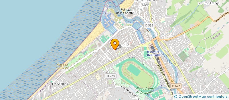 localisation de l'entreprise JEBOOST à DEAUVILLE