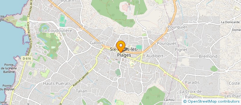 localisation de l'entreprise JEC à SIX-FOURS-LES-PLAGES