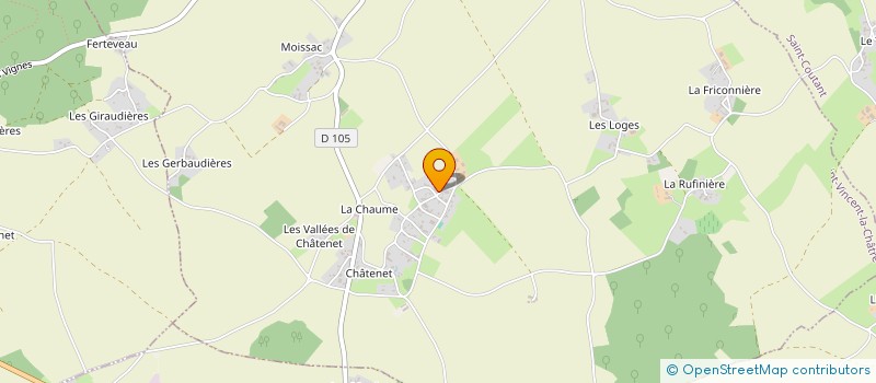 localisation de l'entreprise JEC  SAINT-VINCENT-LA-CHATRE