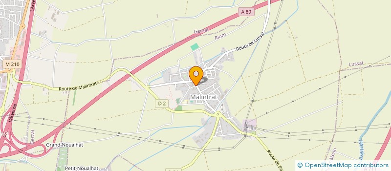 localisation de l'entreprise JEC 63  MALINTRAT