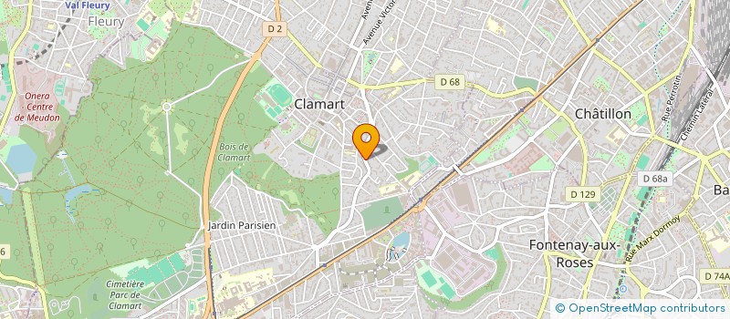 localisation de l'entreprise JEC à CLAMART