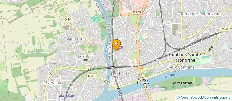 localisation de l'entreprise JEC  CONFLANS-SAINTE-HONORINE