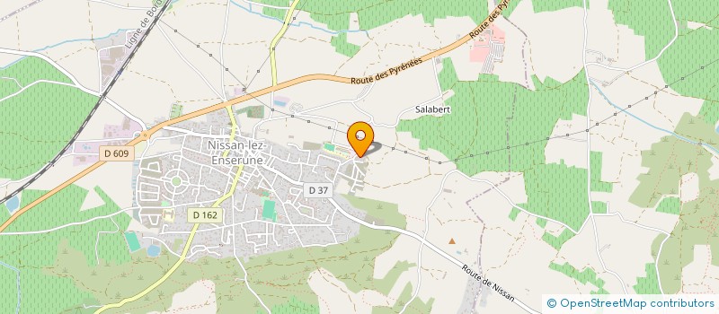 localisation de l'entreprise JEC BATIMENT  CAZOULS-LES-BEZIERS