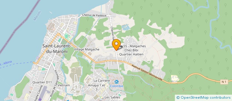 localisation de l'entreprise JEC BATIS à SAINT-LAURENT-DU-MARONI