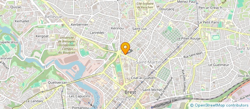 localisation de l'entreprise JEC JEUNESSE ETUD CHRETIENNE à BREST