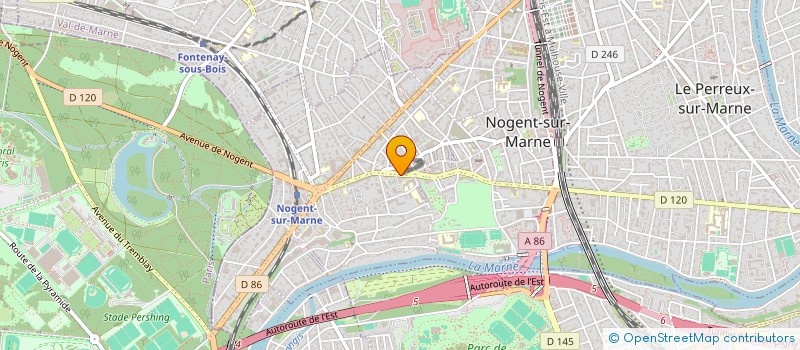 localisation de l'entreprise JEC LITERIE à NOGENT-SUR-MARNE