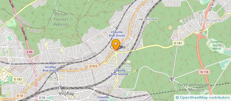 localisation de l'entreprise JECA à CHAVILLE