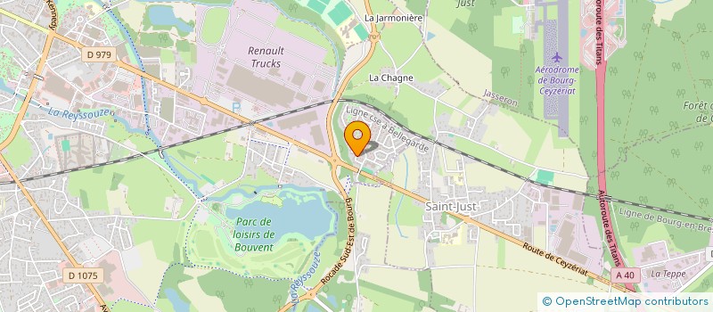 localisation de l'entreprise JECA à BOURG-EN-BRESSE