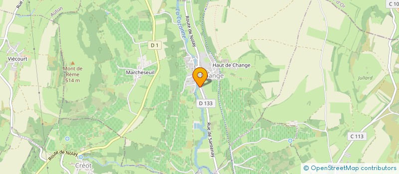 localisation de l'entreprise JECA  CHANGE