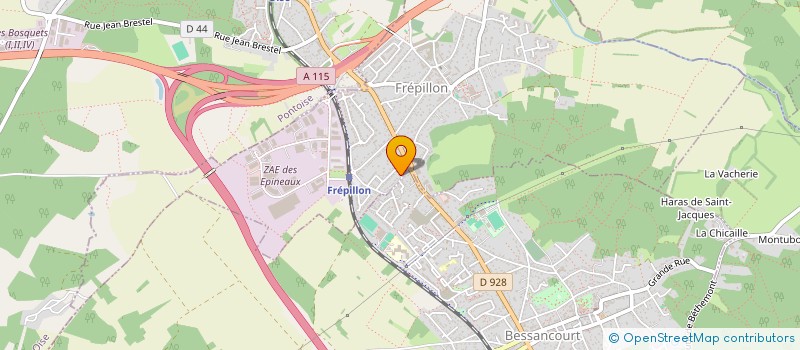 localisation de l'entreprise JECA  FREPILLON