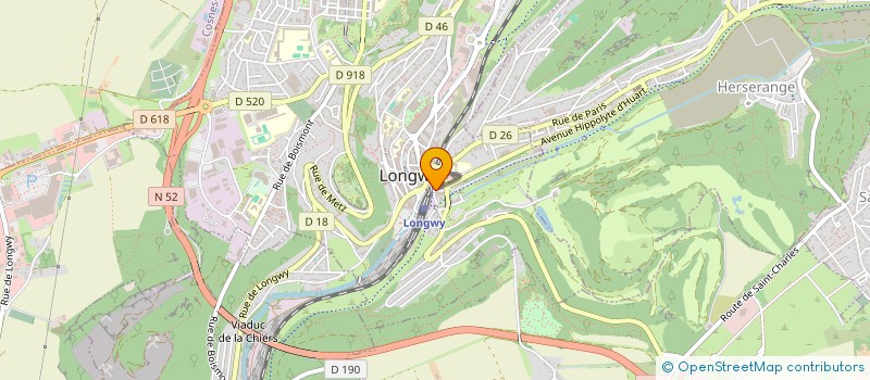 localisation de l'entreprise JECABAM à LONGWY