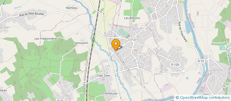localisation de l'entreprise JECADY à LINARS