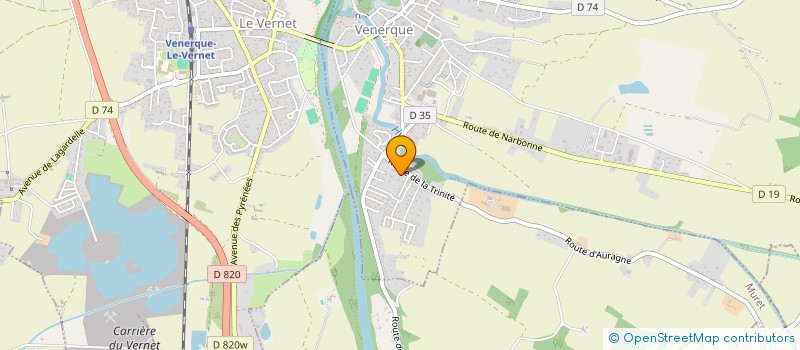 localisation de l'entreprise JECAMEL à VENERQUE