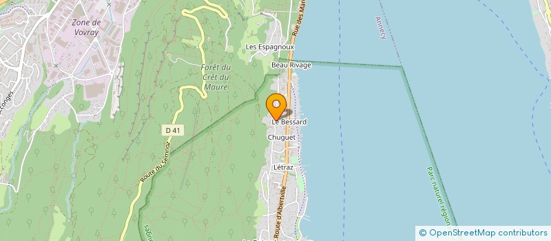 localisation de l'entreprise JECC  SEVRIER