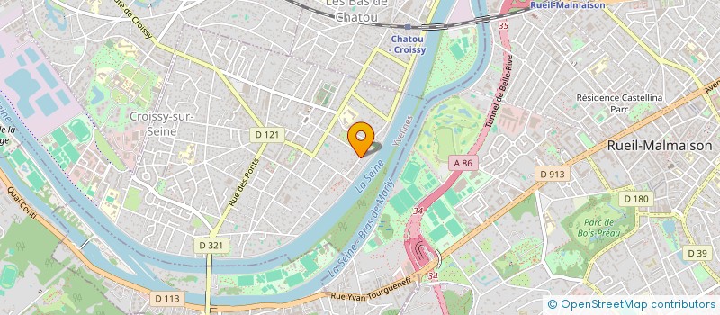localisation de l'entreprise JECCAM à CROISSY-SUR-SEINE