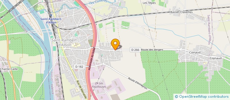 localisation de l'entreprise JECE DROME ISOLATION à SAINT-RAMBERT-D'ALBON
