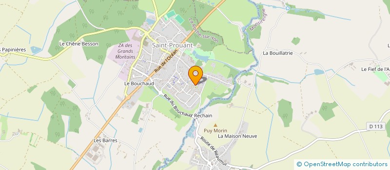 localisation de l'entreprise JECE IMMO  SAINT-PROUANT