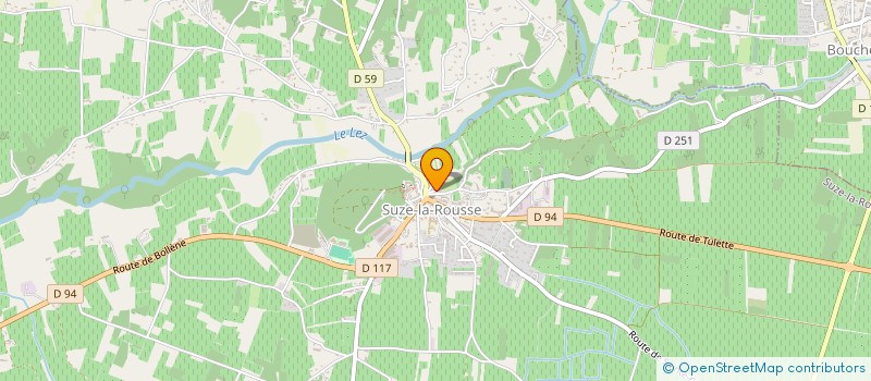 localisation de l'entreprise JECEDIS à SUZE-LA-ROUSSE