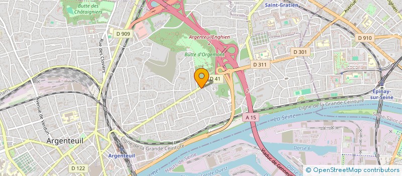 localisation de l'entreprise JECEME  ARGENTEUIL