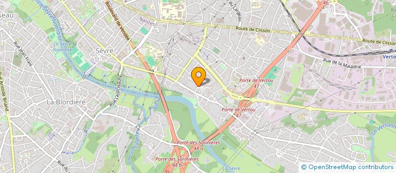 localisation de l'entreprise JECFA  VERTOU